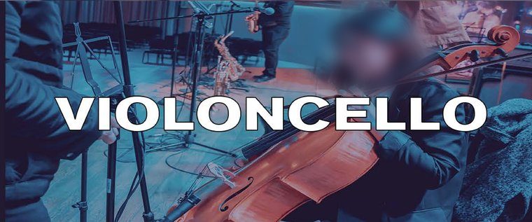 Alumno de Zamar tocando violoncello